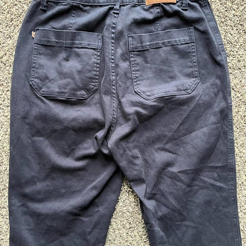 Judy Blue Pants Womens 9/29 Dark Blue High Waisted Straight Pants Zipper Closur - Picture 6 of 8
